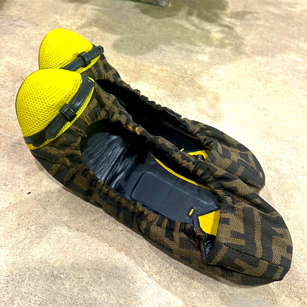 Fendi ballerina flats